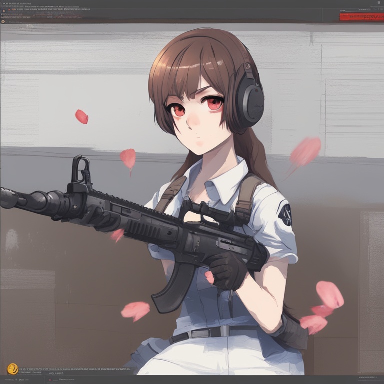 暴躁少女csgo视频一,暴躁少女横扫CSGO，技巧与激情的完美结合